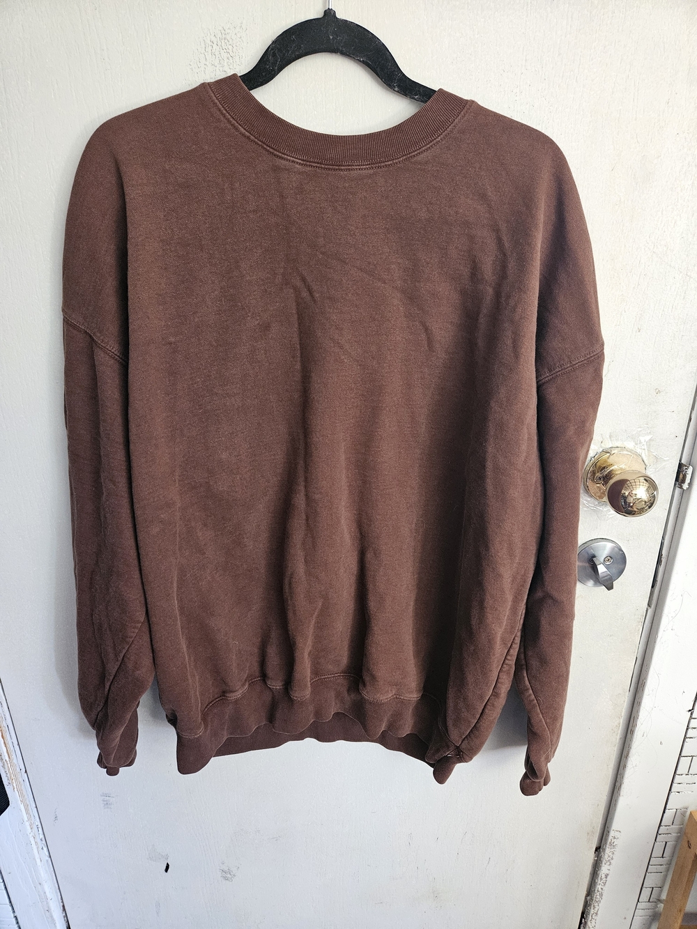 Brandy Melville Crewneck Sweatshirt - Brown